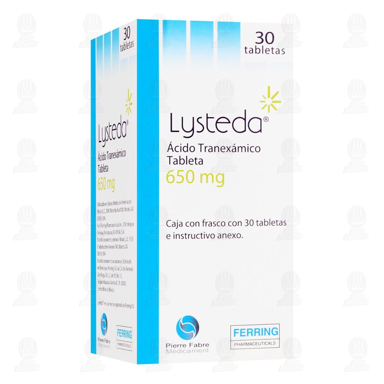 LYSTEDA 650MG 30 TAB FCO/CJA