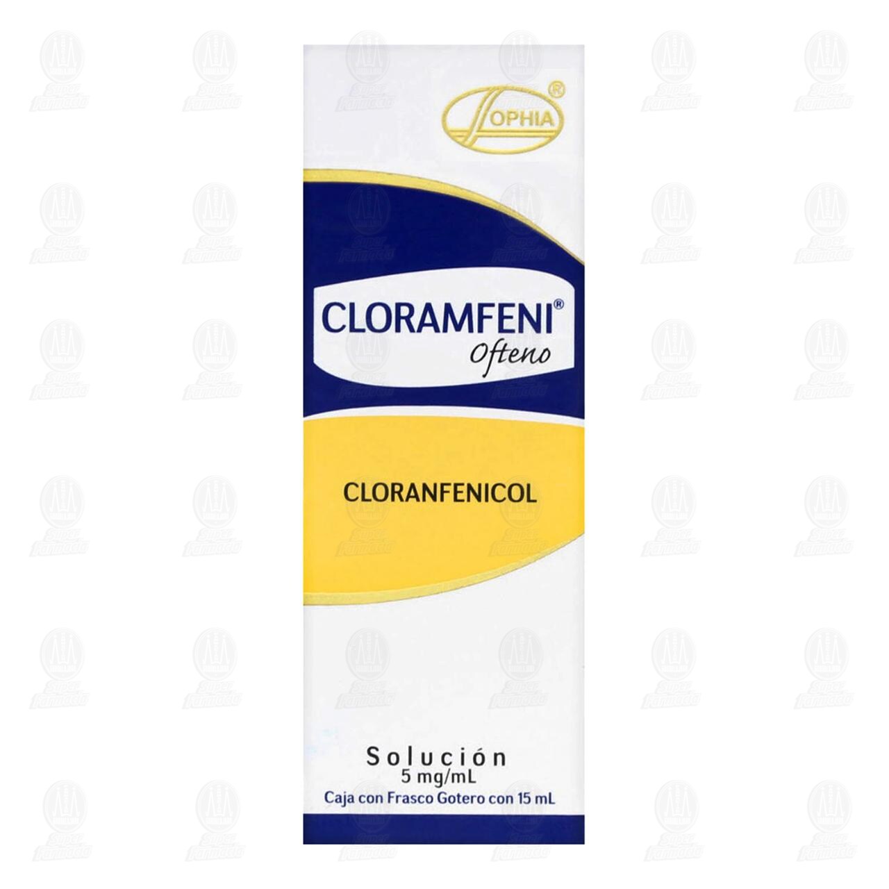 Cloramfeni Ofteno 5mg/ml Soluci&oacute;n Gotas, 15 ml. image number 1