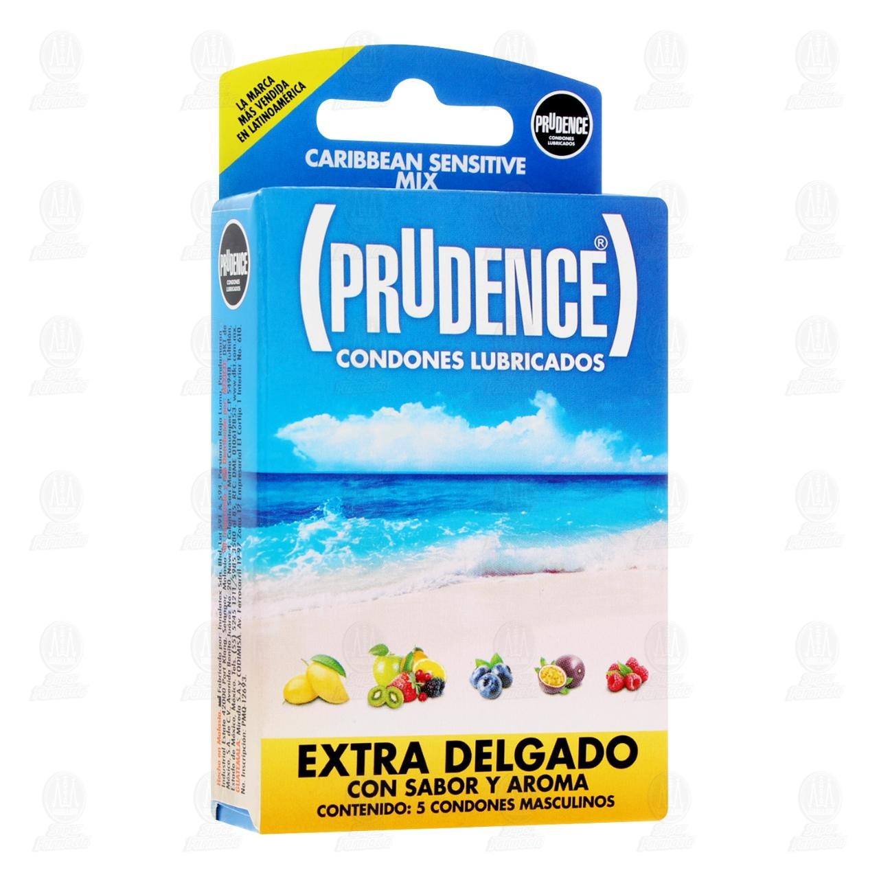 Prudence Caribbean Mix Extra Delgado, 5 pzas.