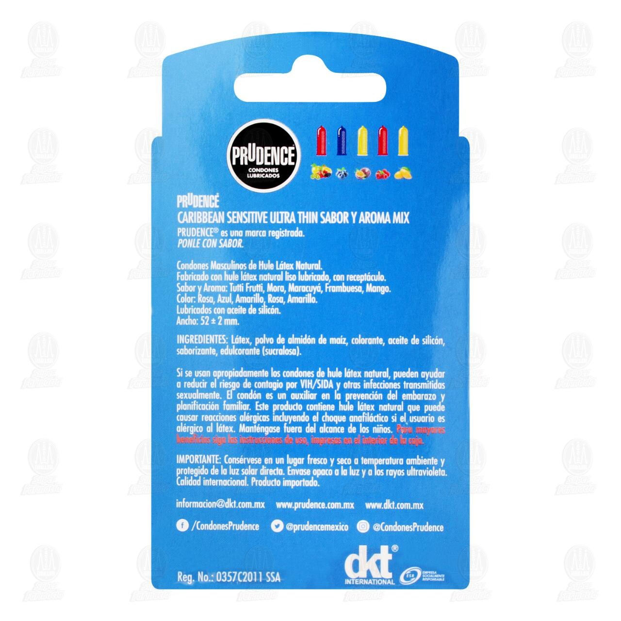 Prudence Caribbean Mix Extra Delgado, 5 pzas. image number 2