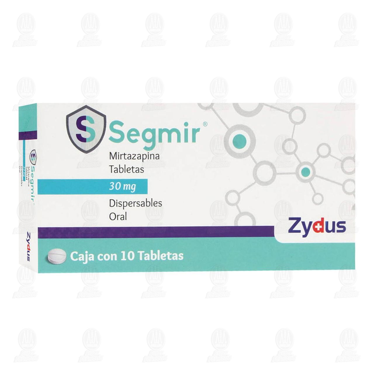 Segmir 30 mg, 10 Tabletas. image number 0