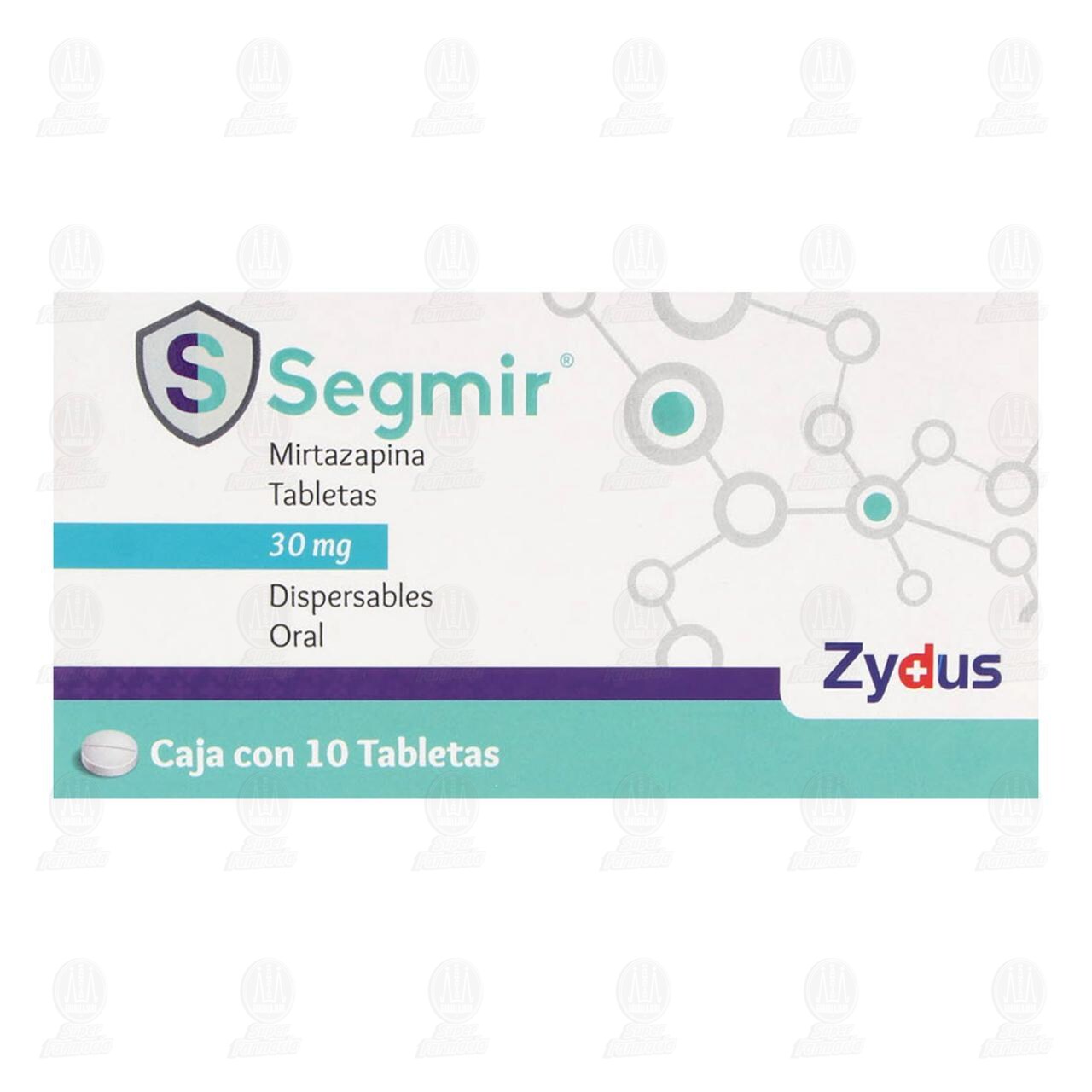 Segmir 30 mg, 10 Tabletas. image number 1