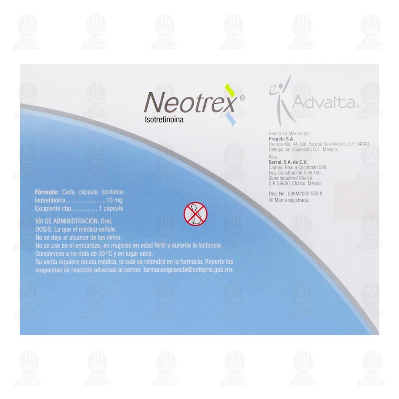 Neotrex 10 mg, 30 C&aacute;psulas. image number 2