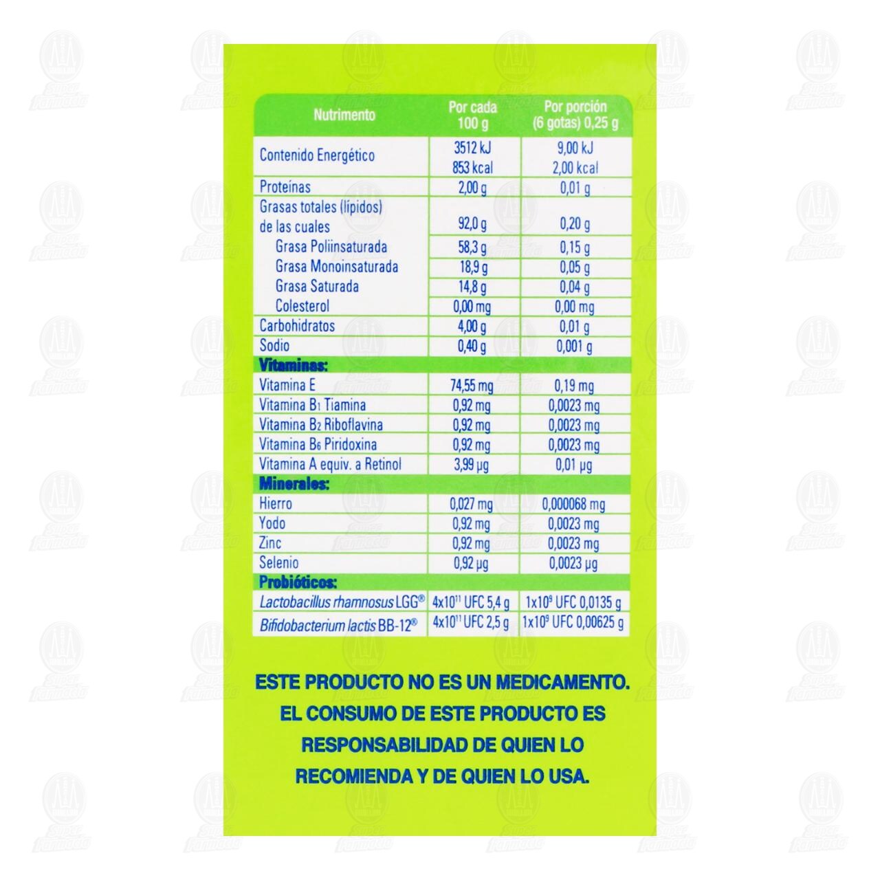 Proteflor Simbióticos Solución Oral en Gotas, 8 ml. image number 2