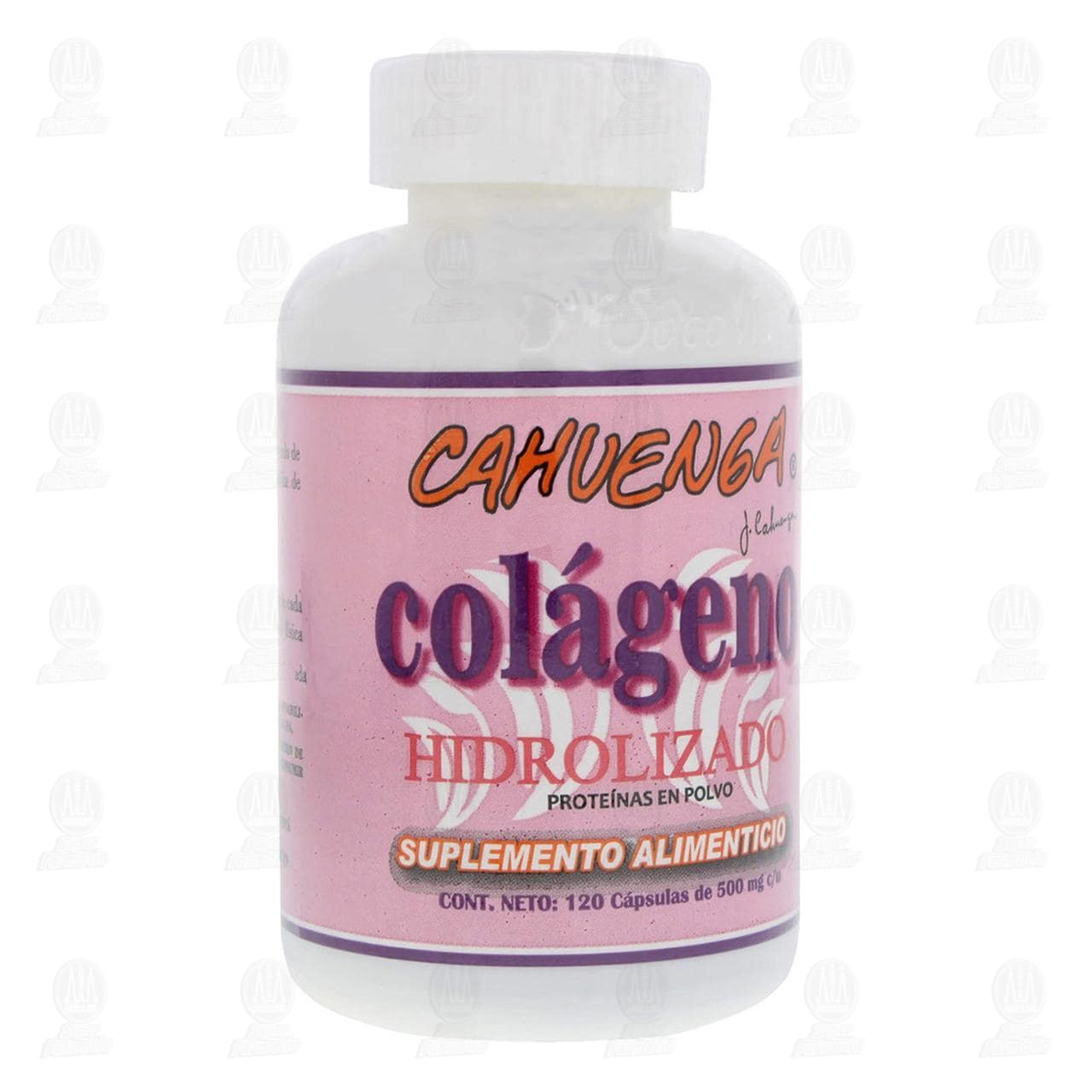 Col&aacute;geno Hidrolizado Cahuenga 500 mg, 120 C&aacute;psulas. image number 0