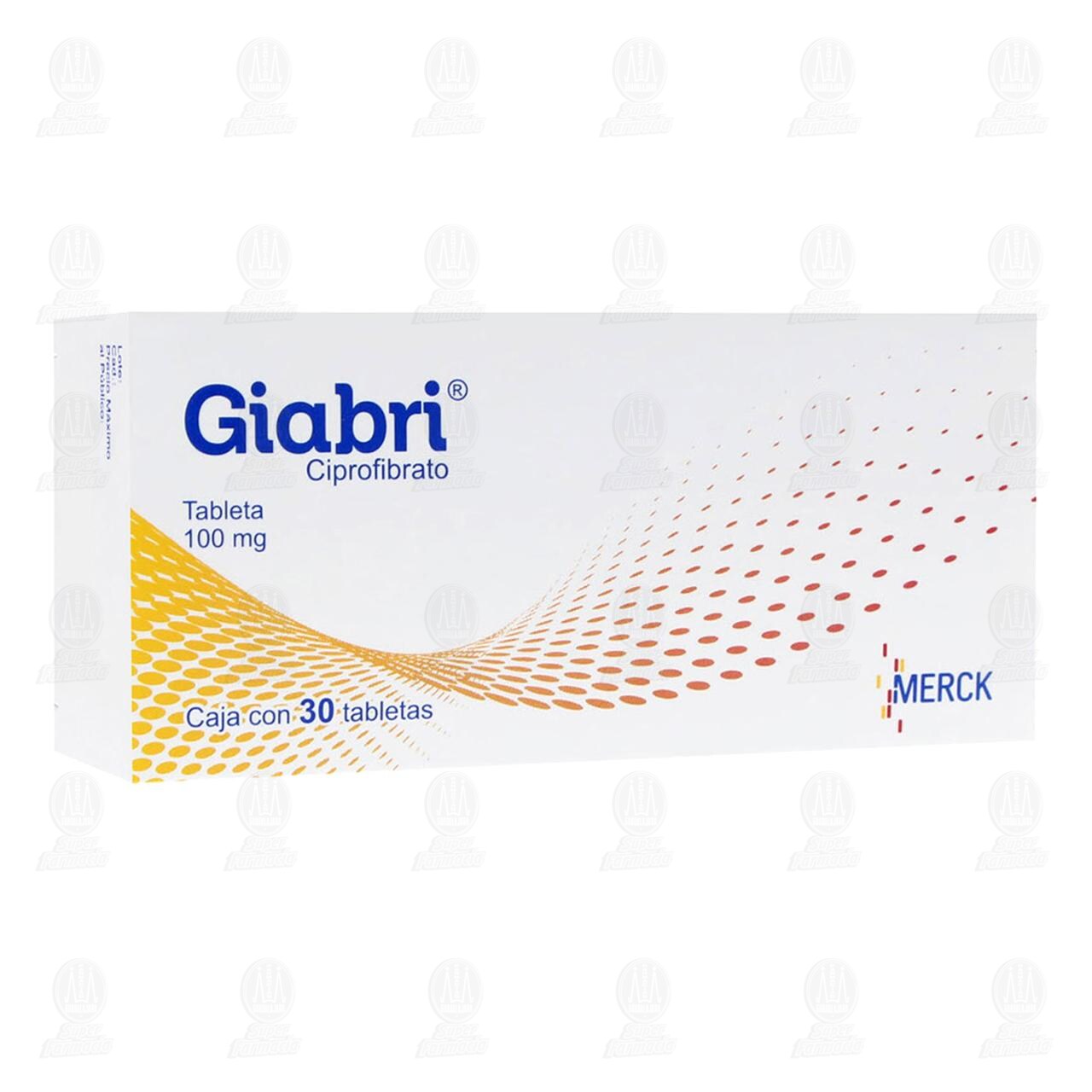 Giabri 100 mg, 30 Tabletas. image number 0