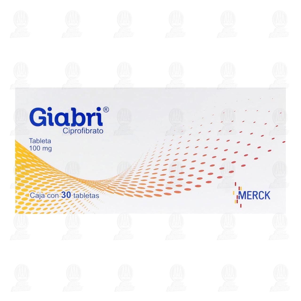 Giabri 100 mg, 30 Tabletas. image number 1