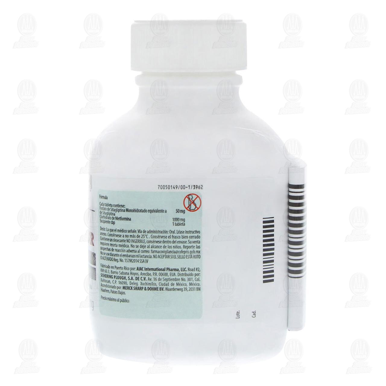 Janumet XR 50mg/1000mg, 56 Tabletas. image number 2