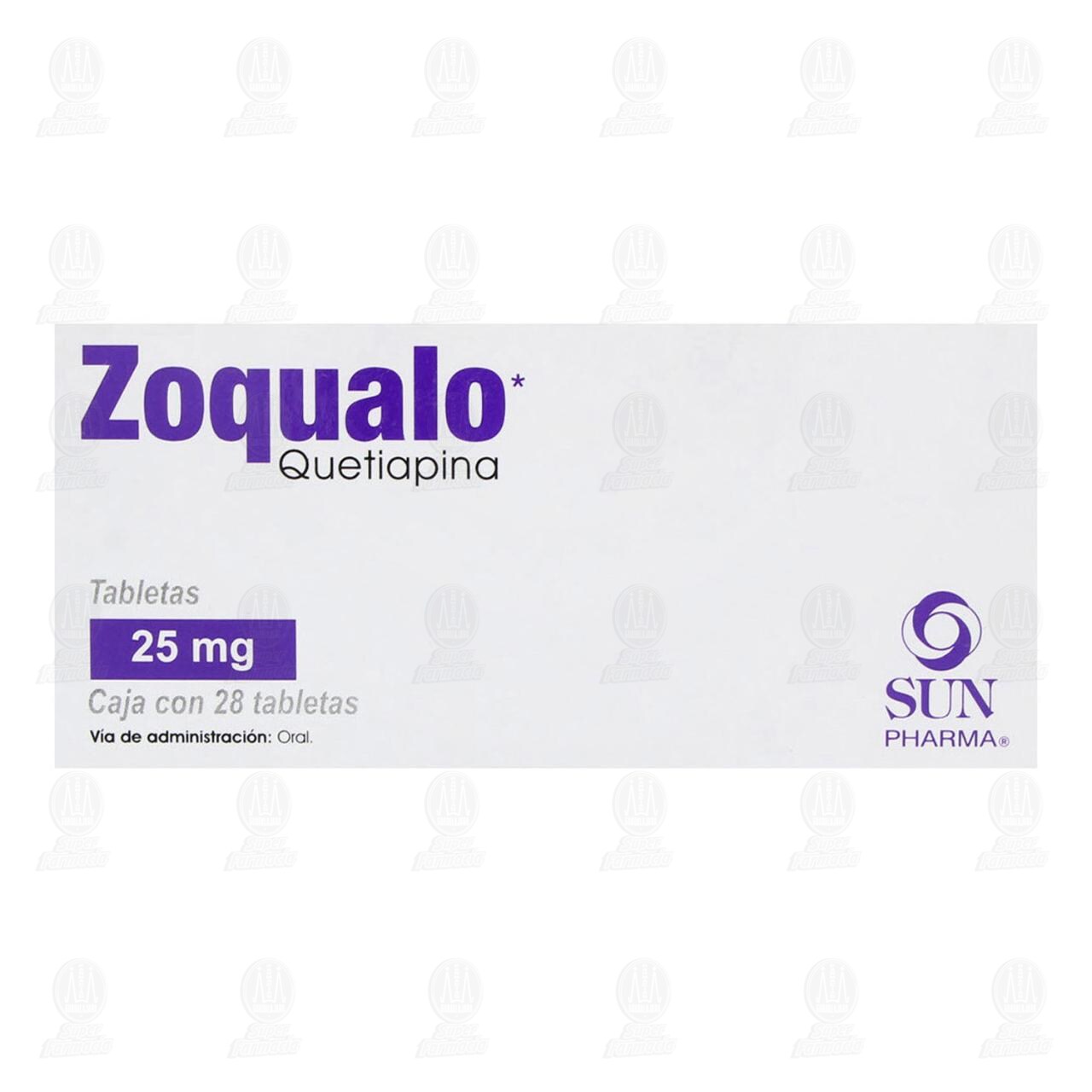 Zoqualo 25 mg, 28 Tabletas. image number 1