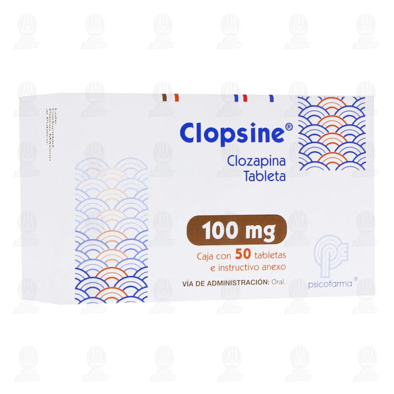 Imagen para Clopsine 100mg 50 Tabletas.
