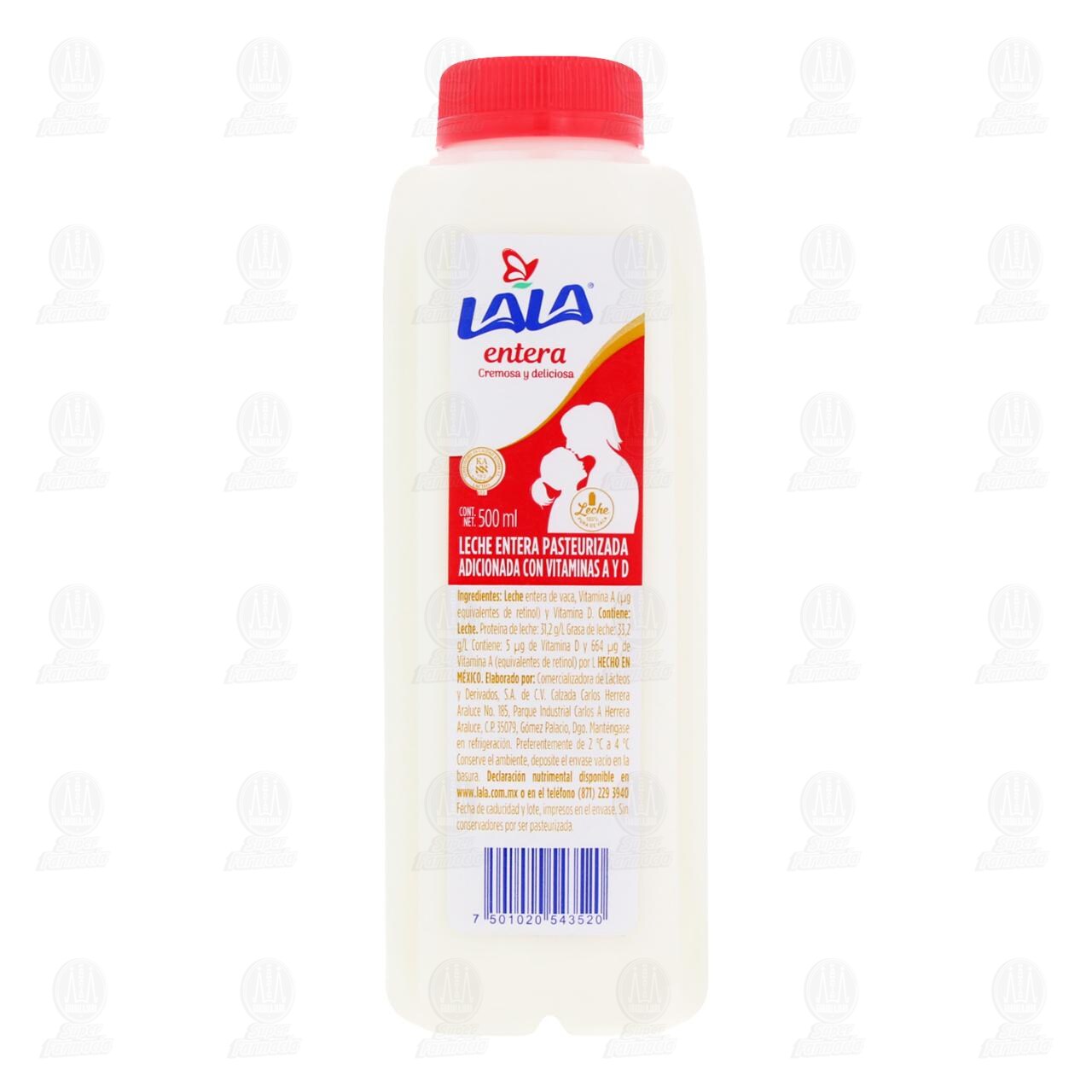 Leche Lala Entera, 500 ml. image number 1