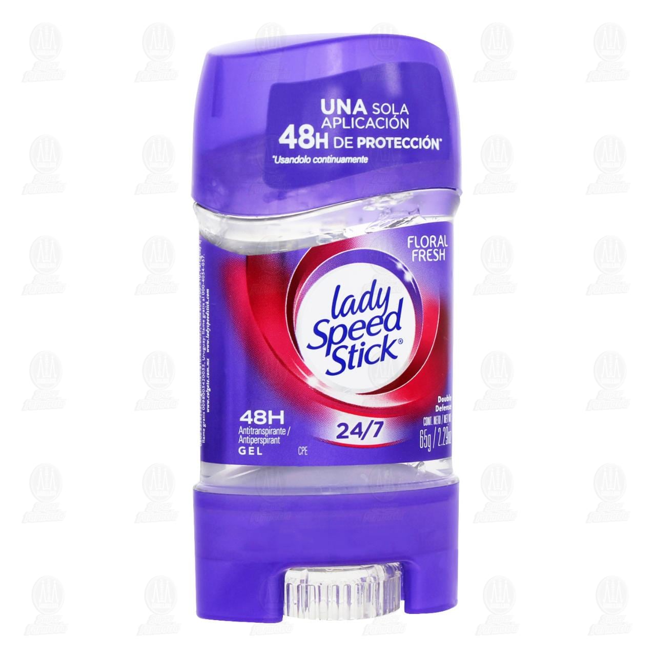 Antitranspirante Lady Speed Stick 24/7 Floral Fresh en Gel, 65 gr.