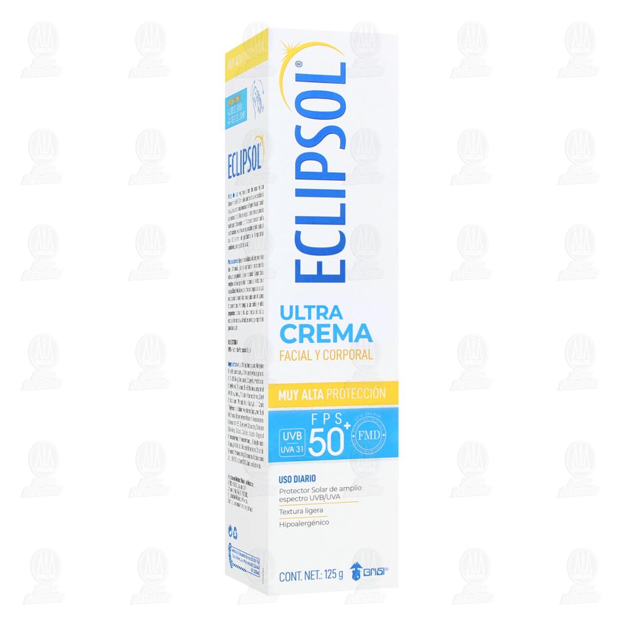 Protector Solar Eclipsol Ultra Crema Facial y Corporal FPS 50+, 125 gr. image number 0