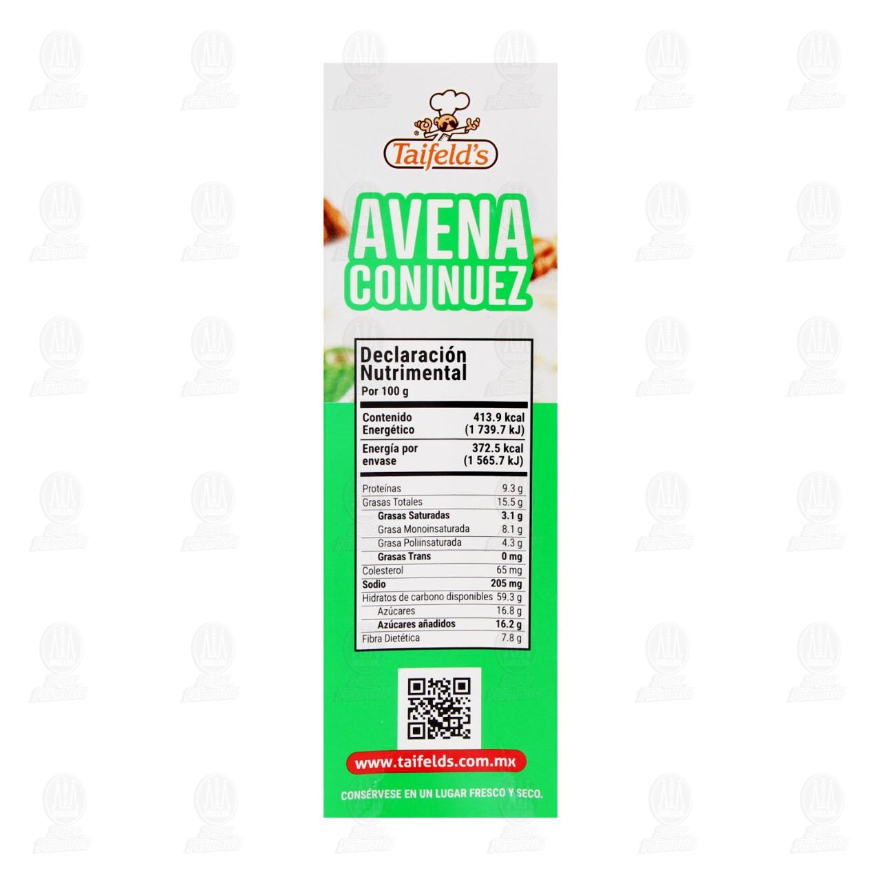 Galletas Integrales Taifeld's Avena con Nuez, 90 gr. image number 2