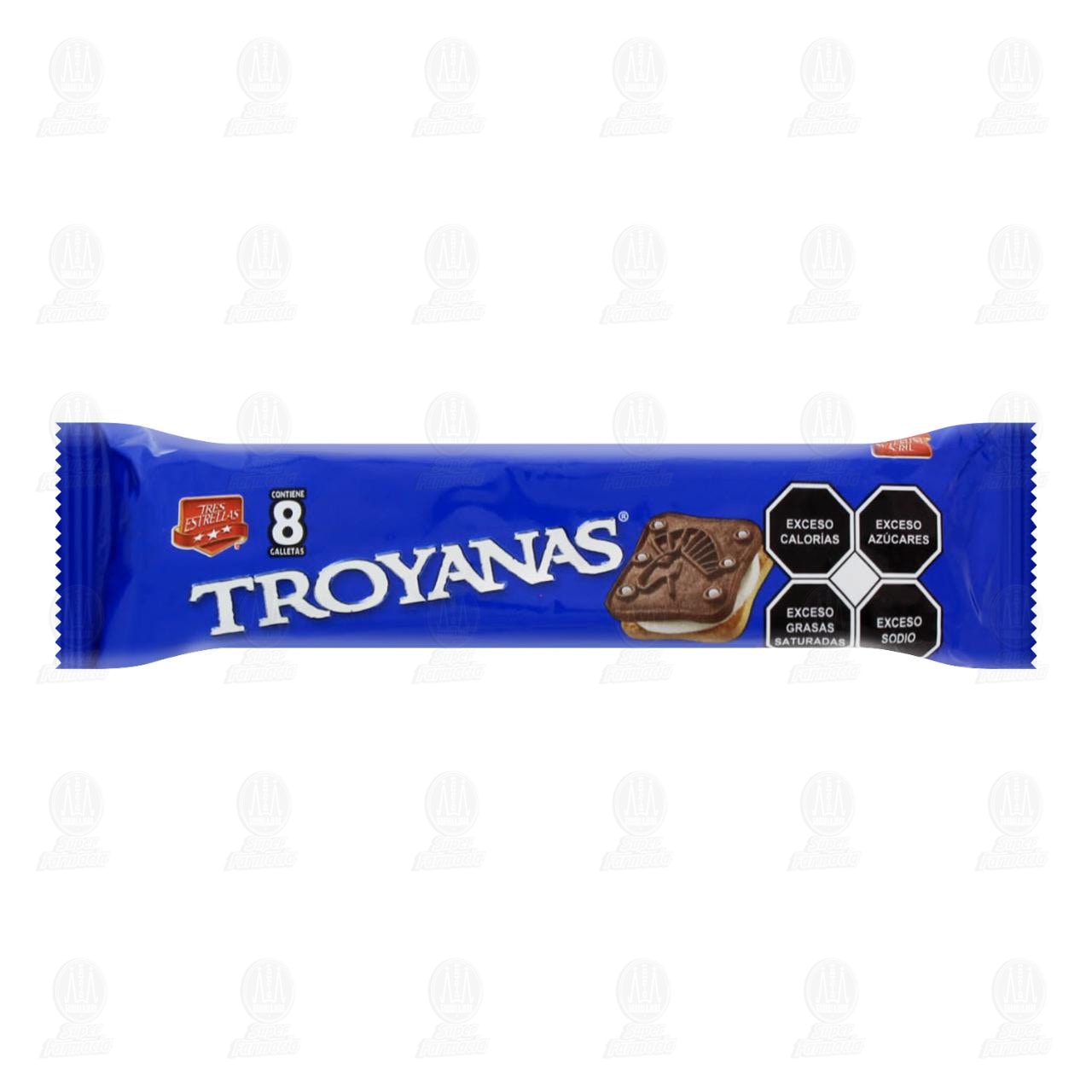 Imagen para Galleta Troyanas Sabor Vainilla Naranja, 80 gr.