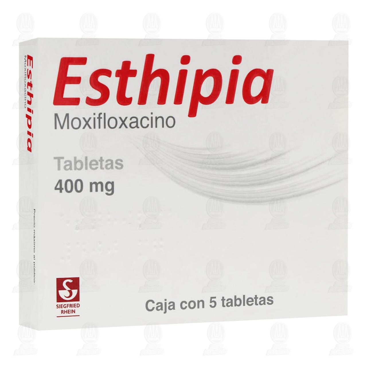 Esthipia 400 mg, 5 Tabletas. image number 0