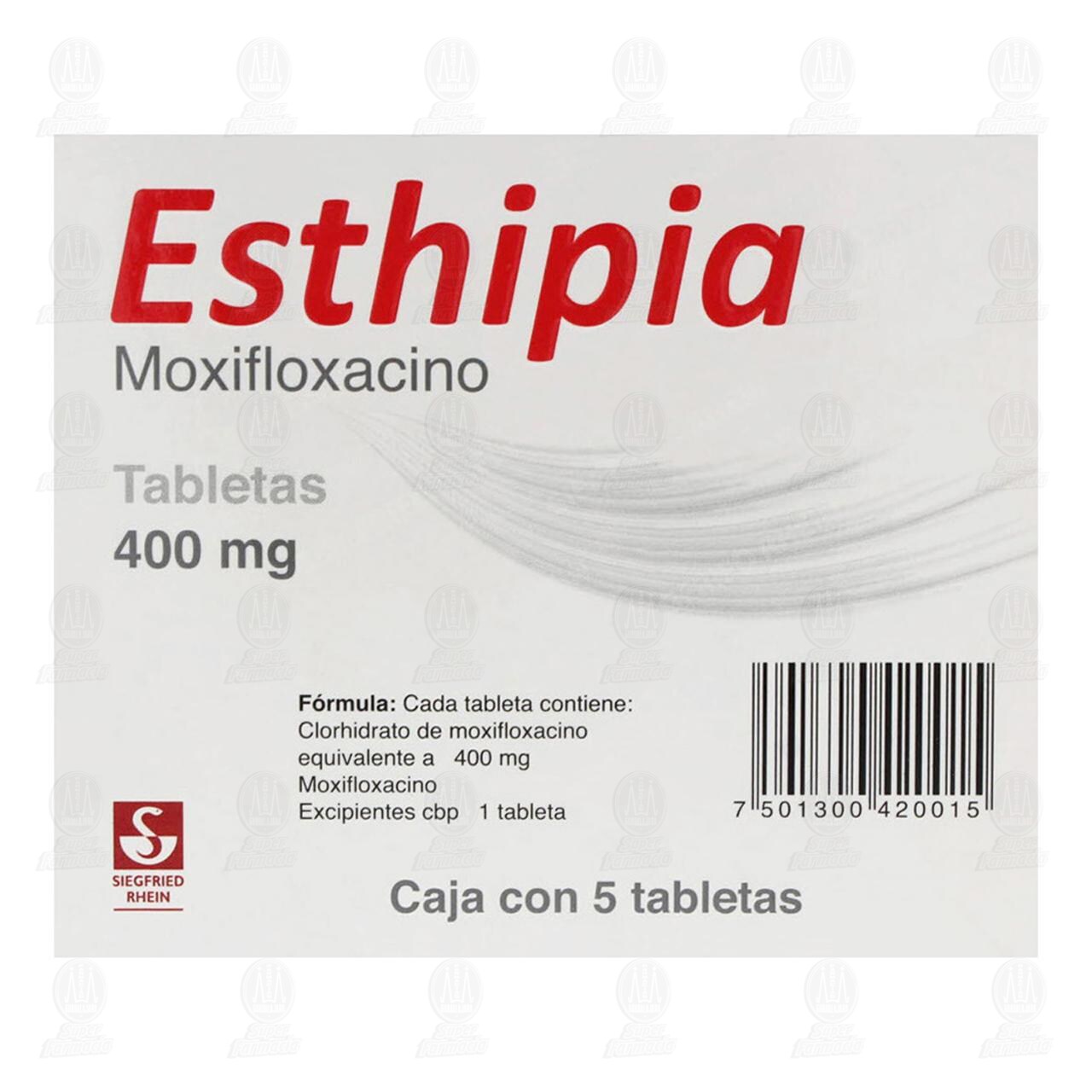 Esthipia 400 mg, 5 Tabletas. image number 2