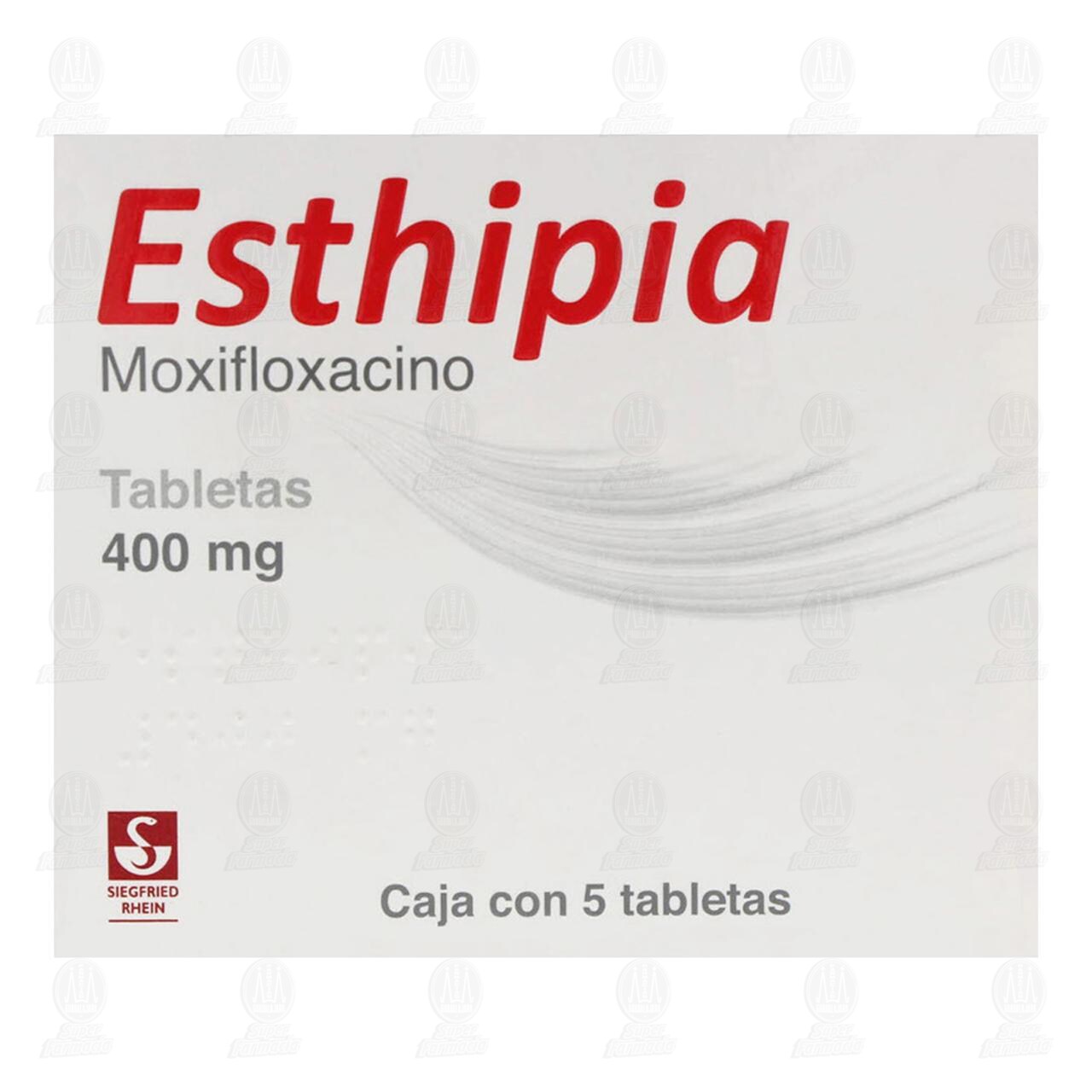 Esthipia 400 mg, 5 Tabletas. image number 1