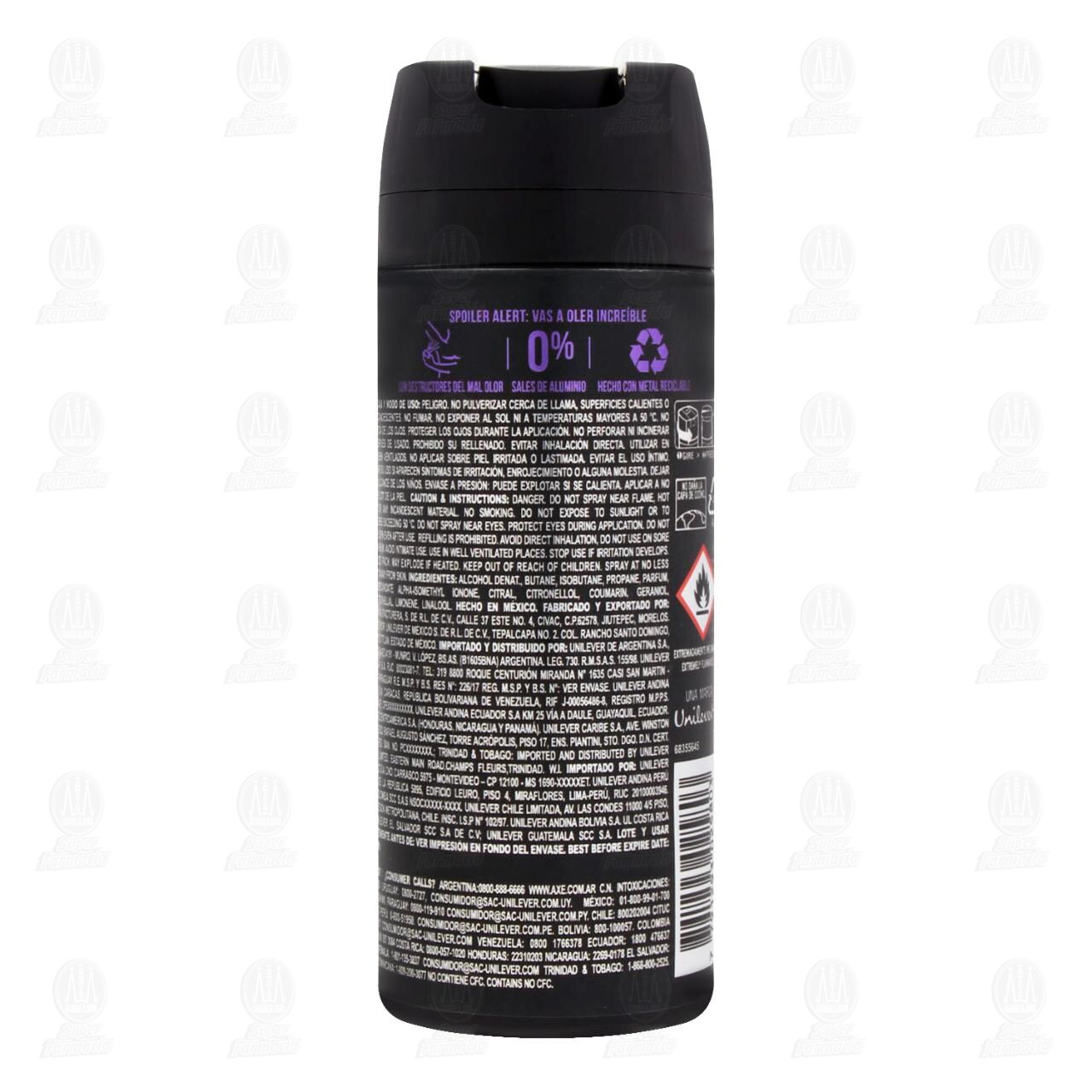 Desodorante Axe Excite 48H en Aerosol, 150 ml. image number 2
