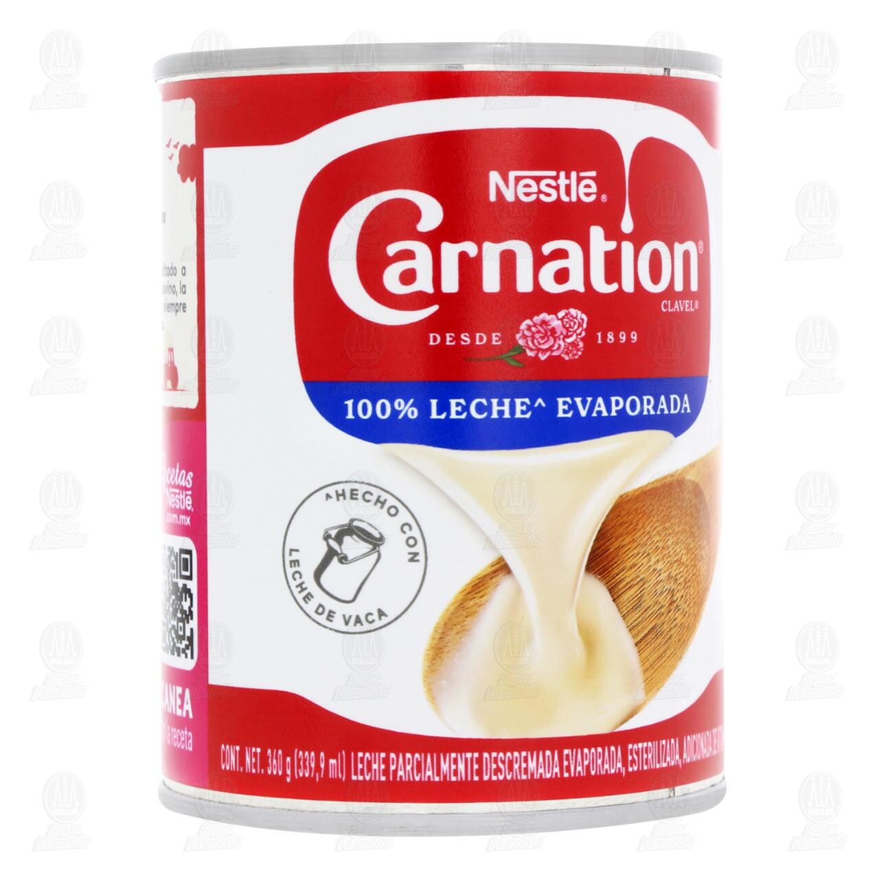 Leche Evaporada Nestlé Carnation Clavel Original, 360 gr.