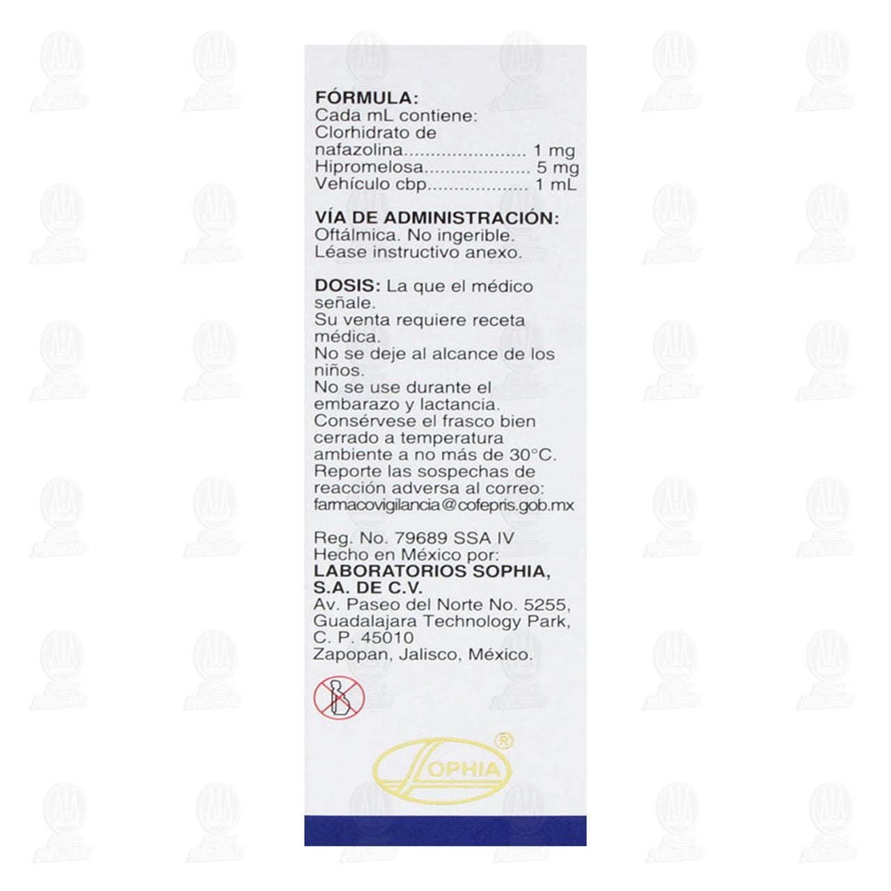 Naphacel Ofteno 1mg/5mg/ml Soluci&oacute;n Gotas, 15 ml. image number 2