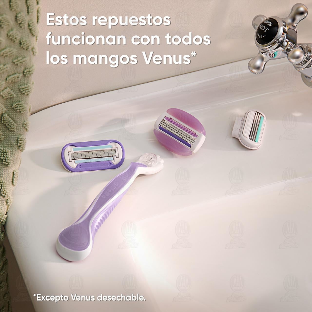 Máquina para Afeitar Gillette Venus Skin Comfort Breeze con Cartucho, 2 pzas. image number 3