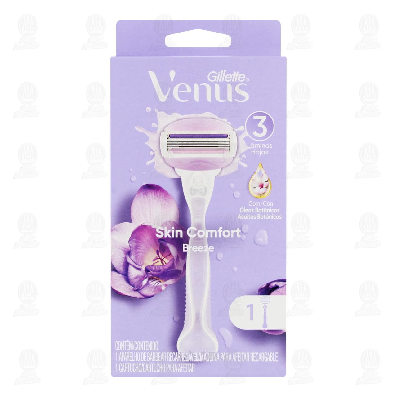 Máquina para Afeitar Gillette Venus Skin Comfort Breeze con Cartucho, 2 pzas. image number 1