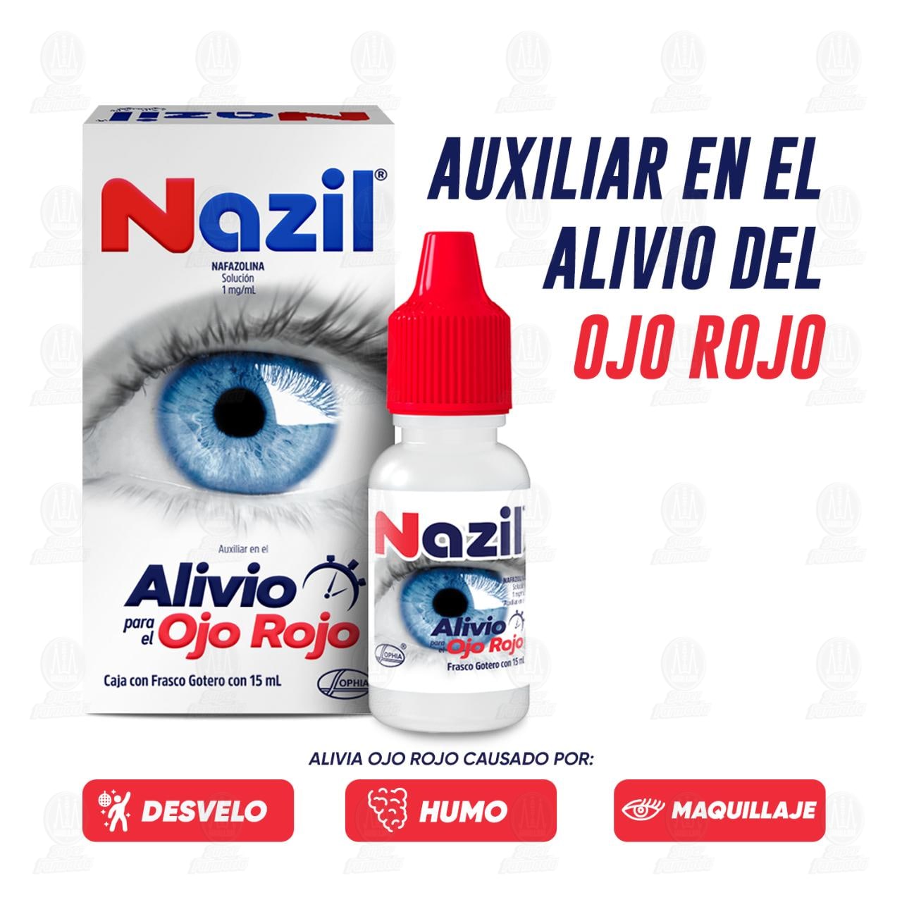 Nazil Ofteno 1mg/ml Soluci&oacute;n Gotas, 15 ml. image number 3