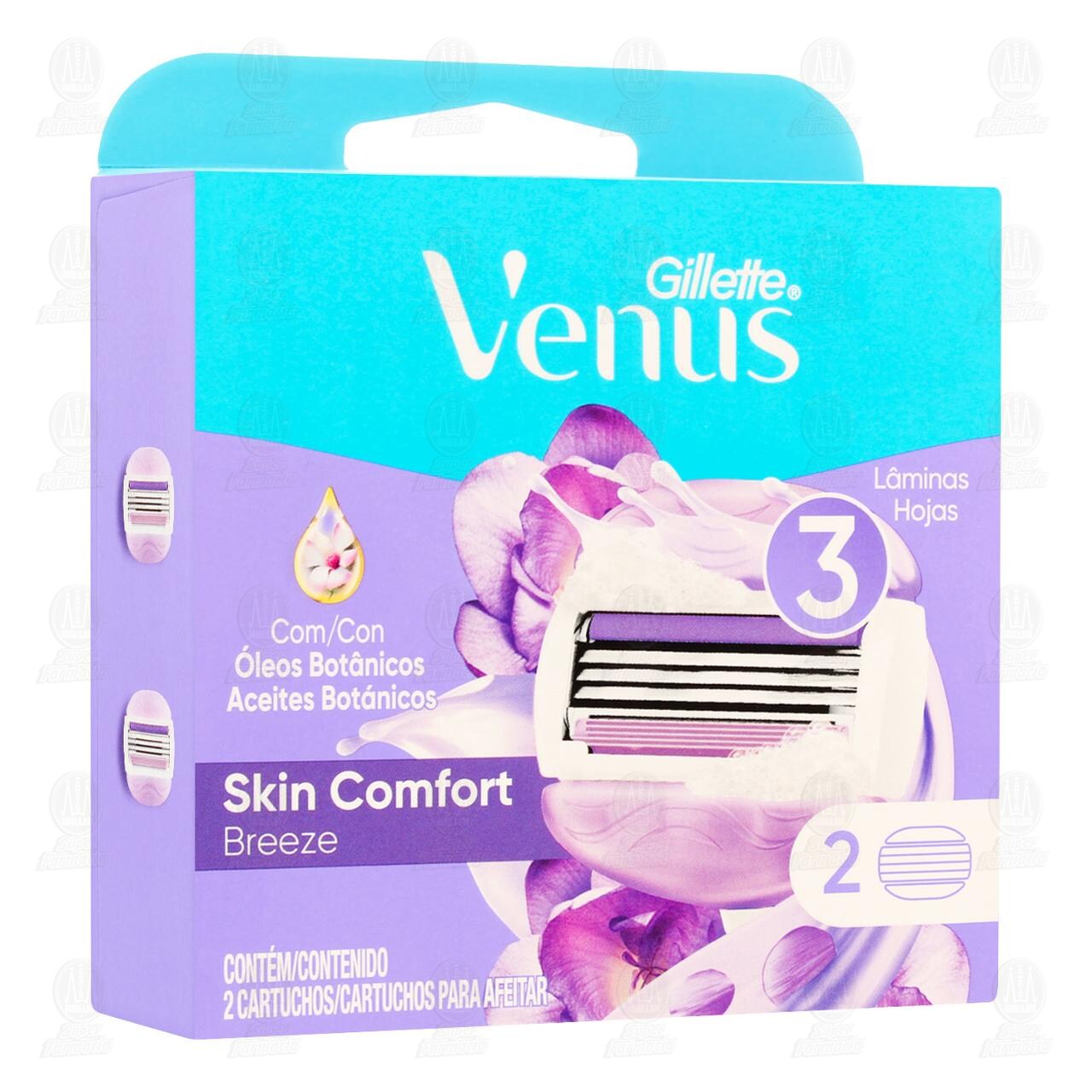 Cartuchos para Afeitar Gillette Venus Breeze, 2 pzas. image number 0