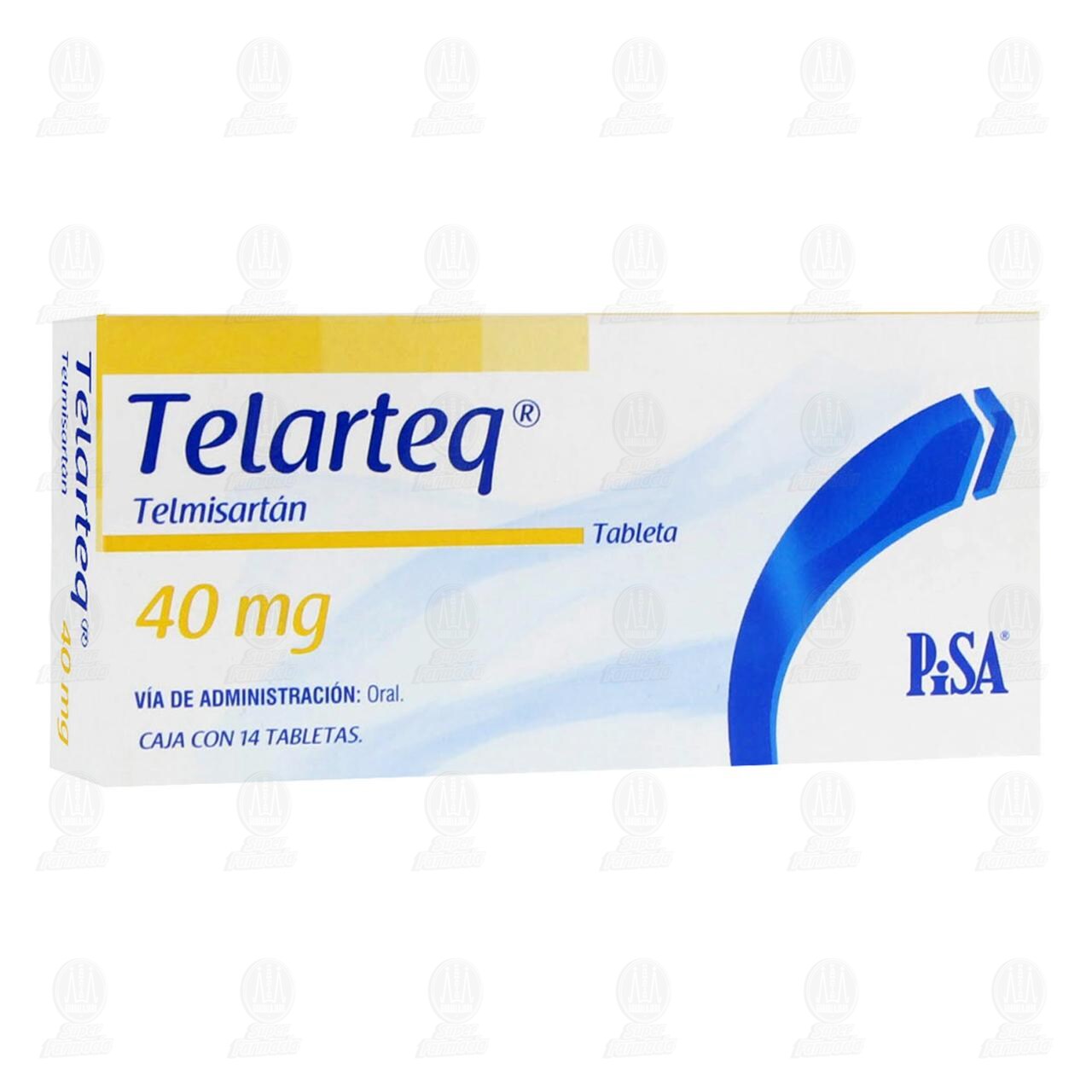 Telarteq 40 mg, 14 Tabletas. image number 0