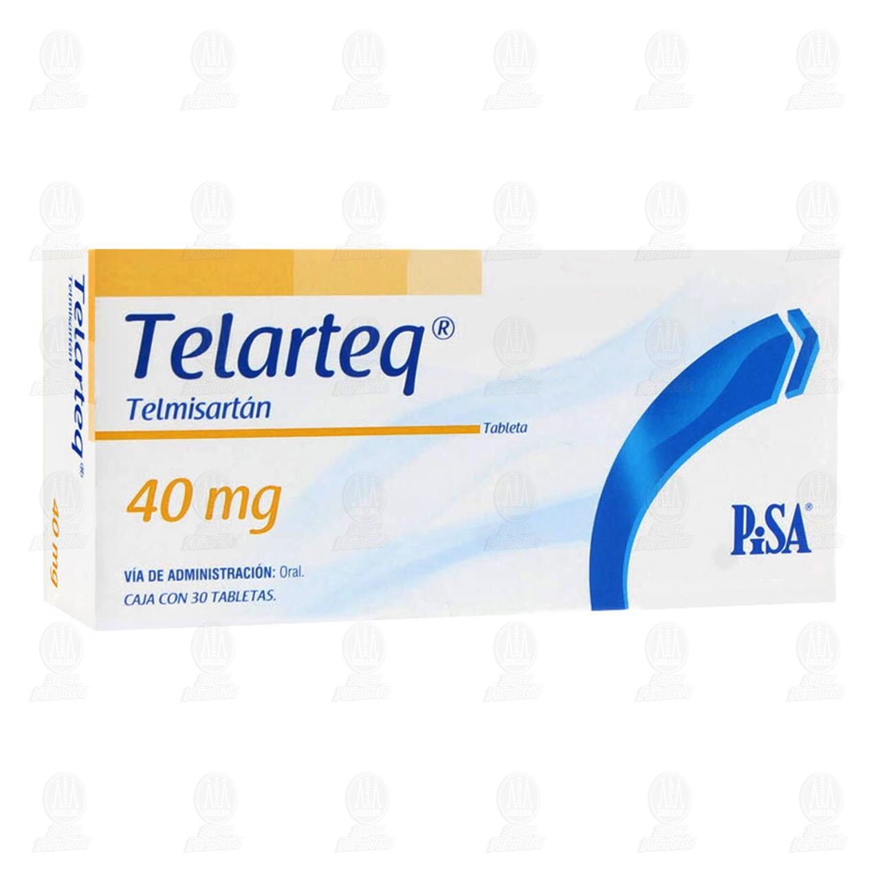 Telarteq 40 mg, 30 Tabletas. image number 0