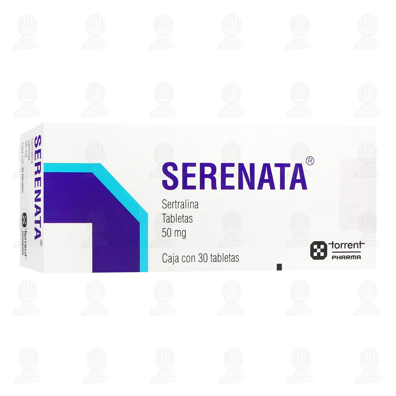 Serenata 50 mg, 30 Tabletas. image number 0
