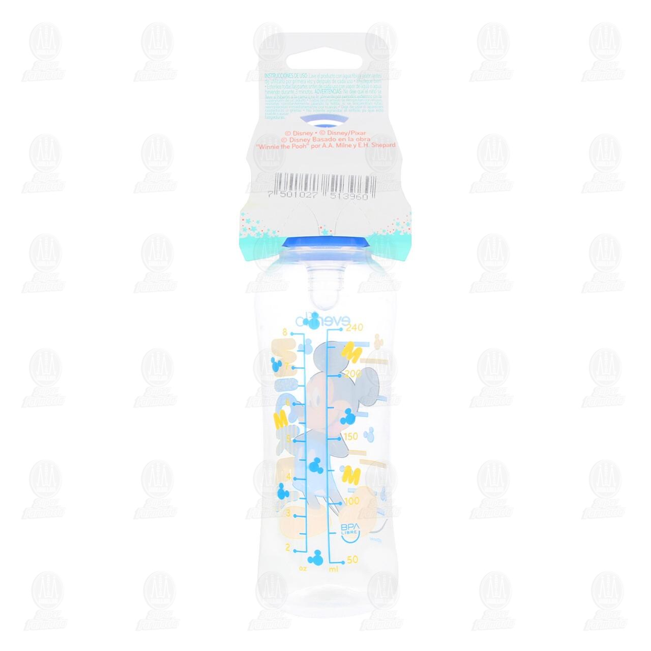 Biberón Evenflo Disney Baby Mickey de Flujo Medio, 1 pz. image number 2