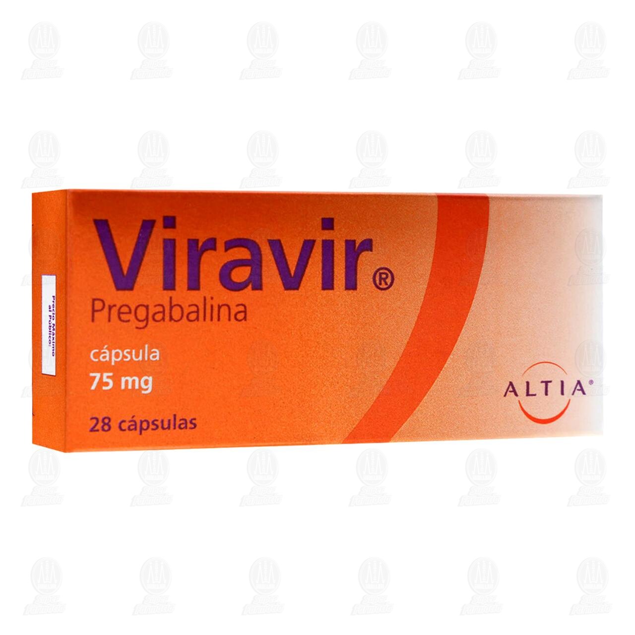 Viravir 75 mg, 28 C&aacute;psulas.