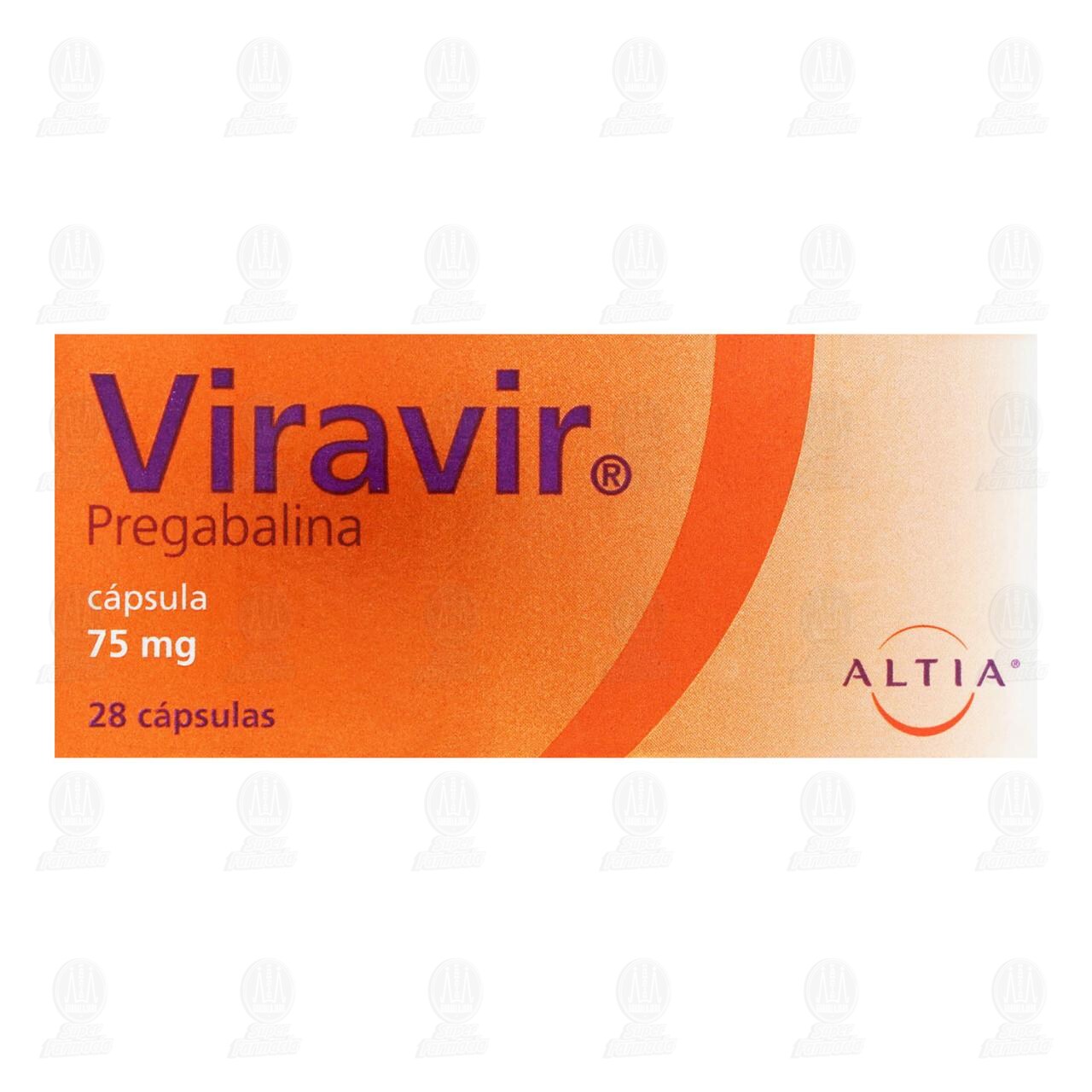 Viravir 75 mg, 28 C&aacute;psulas. image number 1