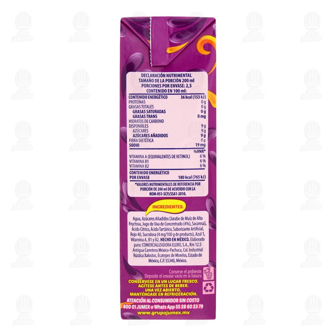 Bebida Jumex Bida de Uva, 500 ml. image number 2