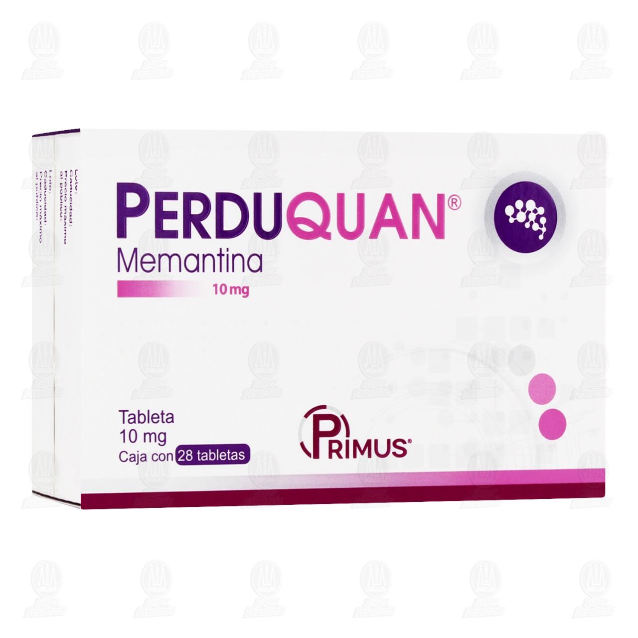 Perduquan 10 mg, 28 Tabletas. image number 0