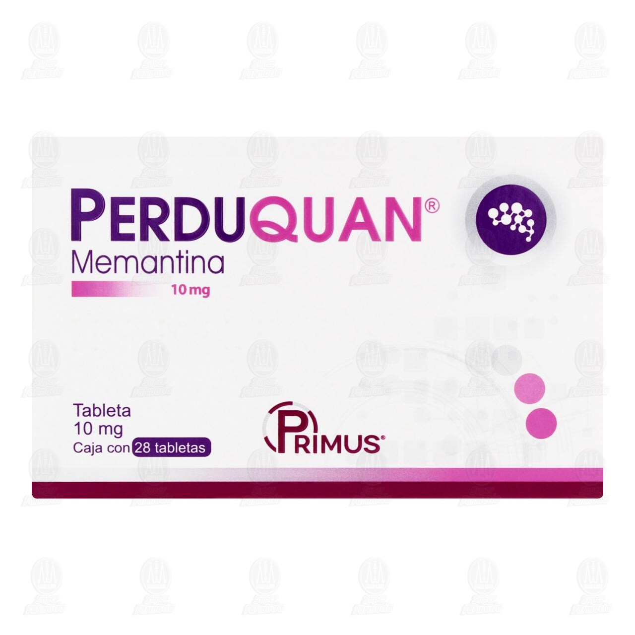 Perduquan 10 mg, 28 Tabletas. image number 1