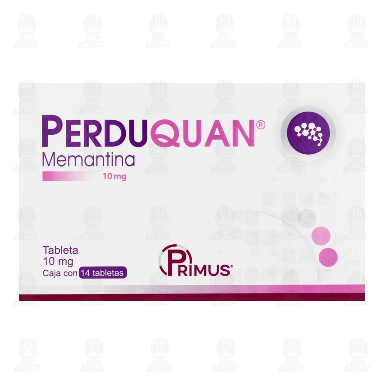 Perduquan 10 mg, 14 Tabletas. image number 1