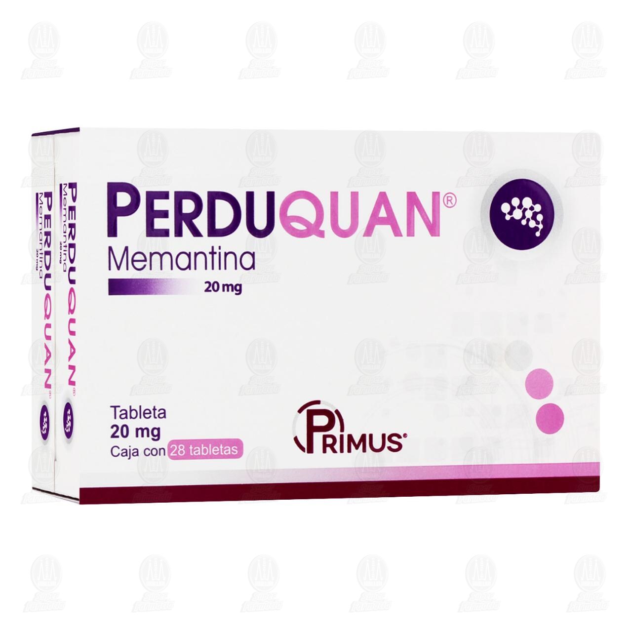 Perduquan 20 mg, 28 Tabletas. image number 0