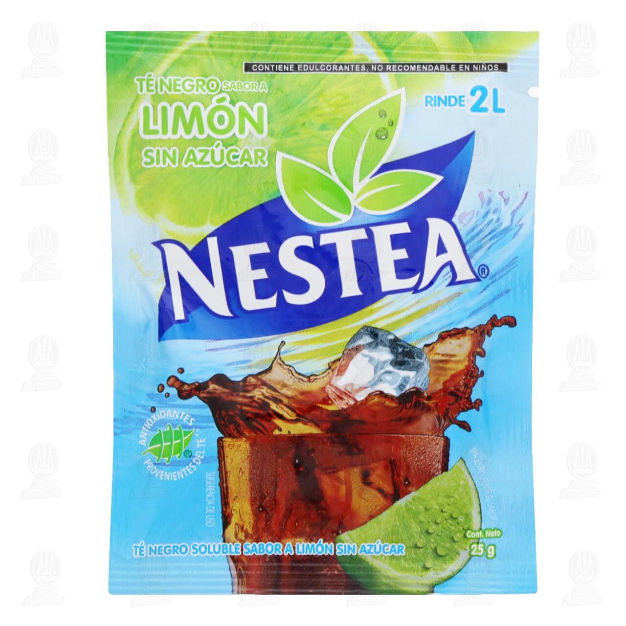 Té Negro Soluble Nestea Sabor a Limón, 25 gr.