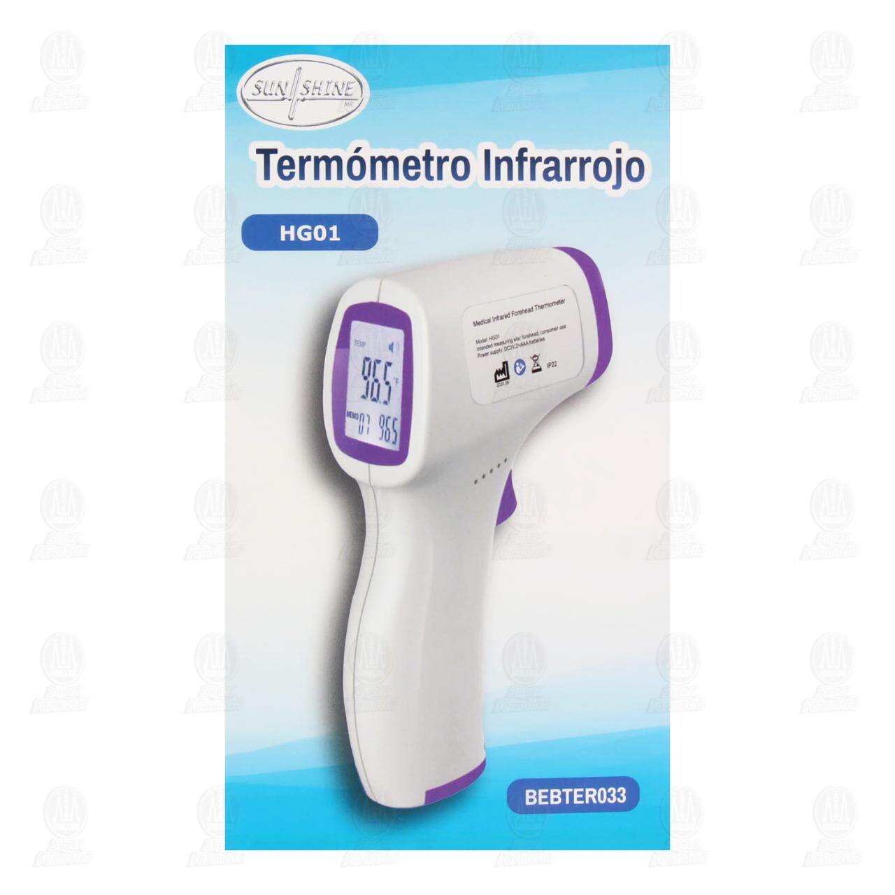 Term&oacute;metro Infrarrojo HG01, 1 pz. image number 1