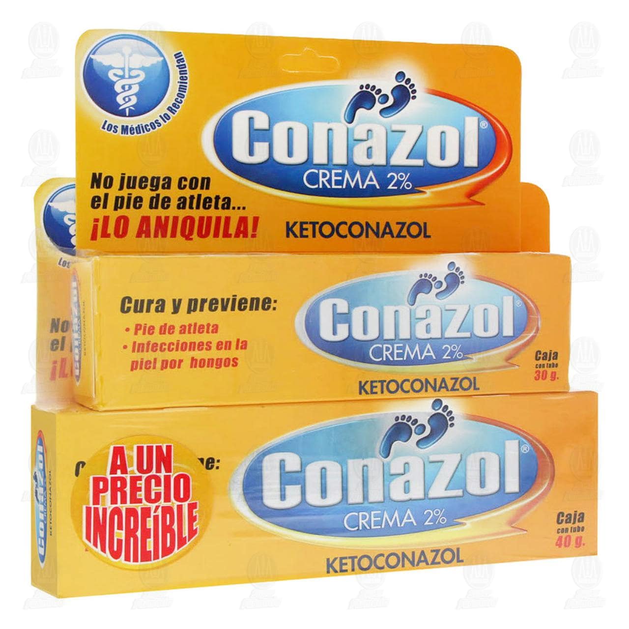 Imagen para Conazol Crema 40gr+30gr Oferta Ketoconazol Crema 2%