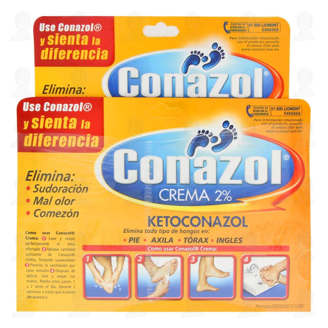 Conazol Crema, 40gr +30gr. image number 2