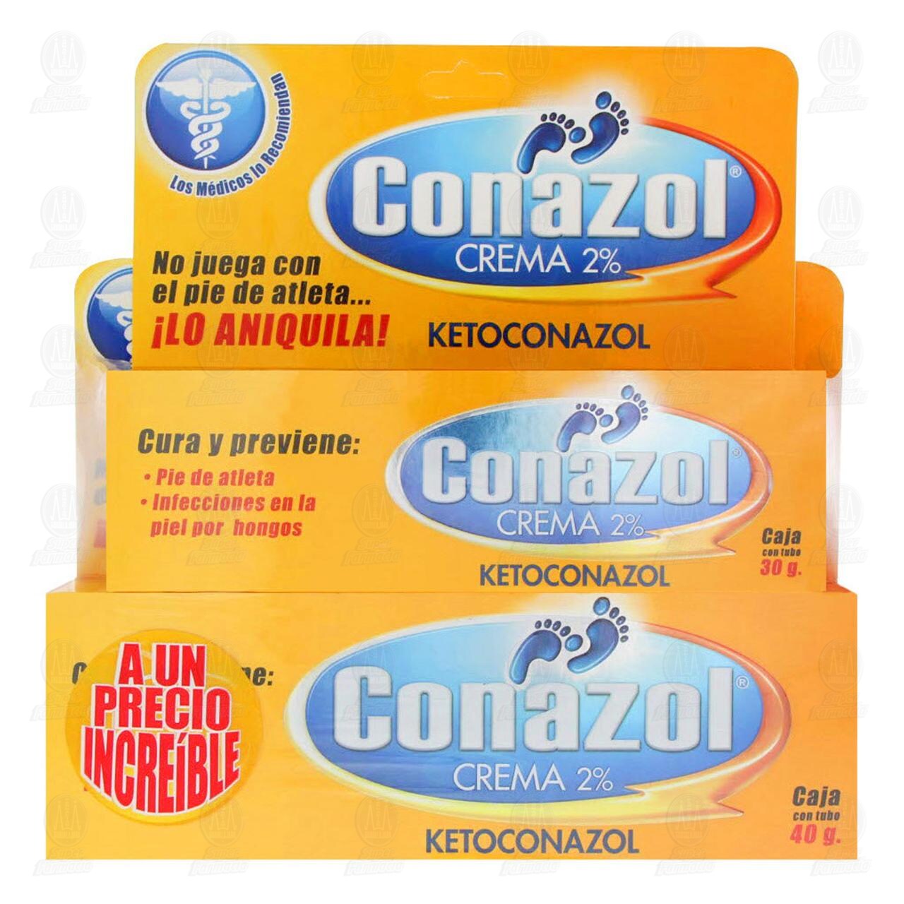 Conazol Crema, 40gr +30gr. image number 1