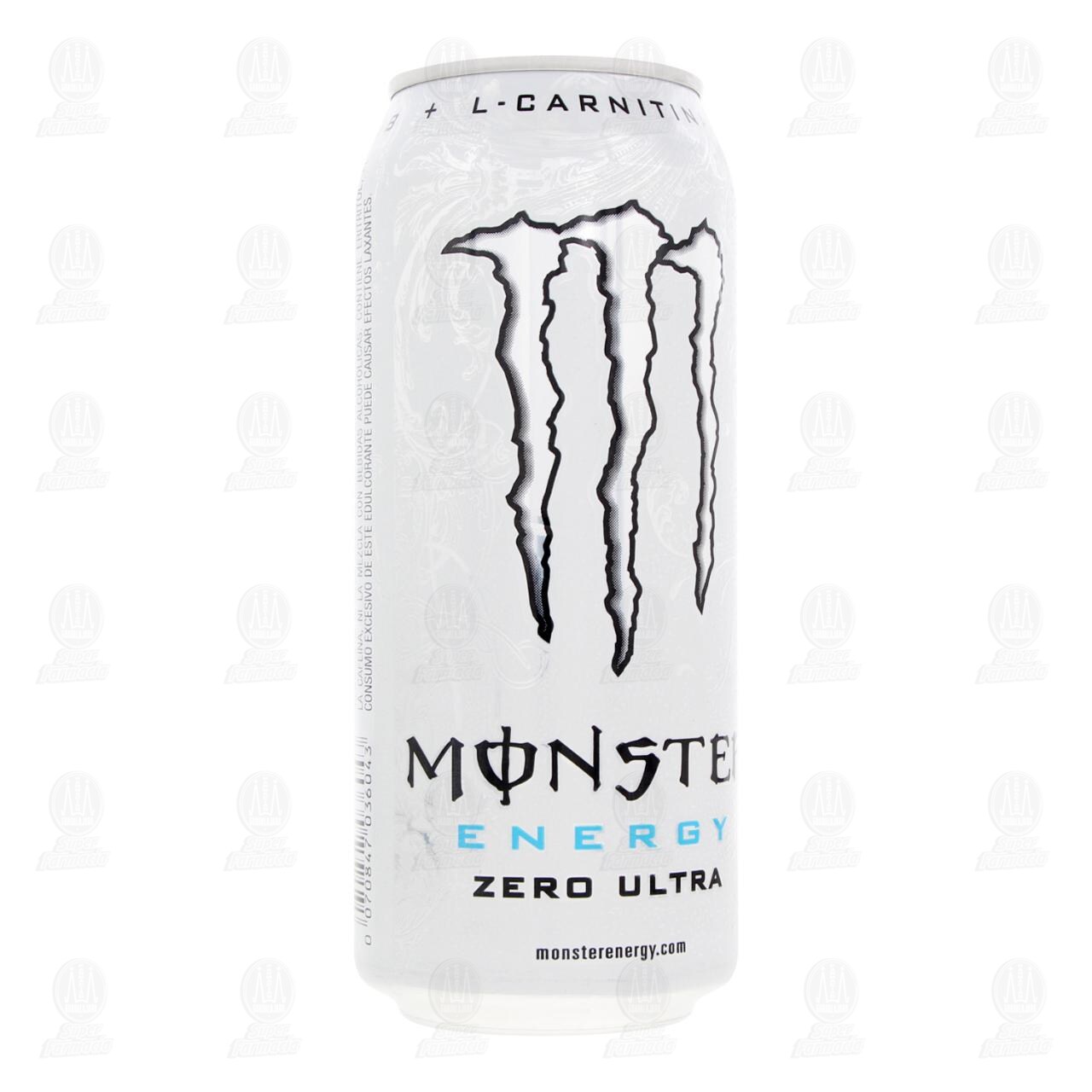 Bebida Energética Monster Energy Zero Ultra, 473 ml.