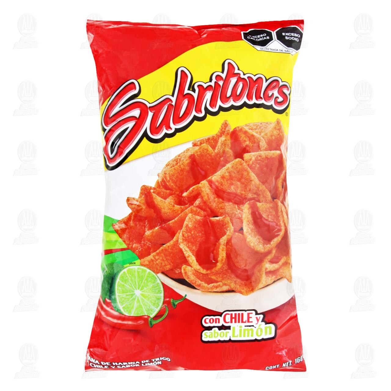 Botana Sabritas con Chile y Sabor Limón, 160 gr. image number 0