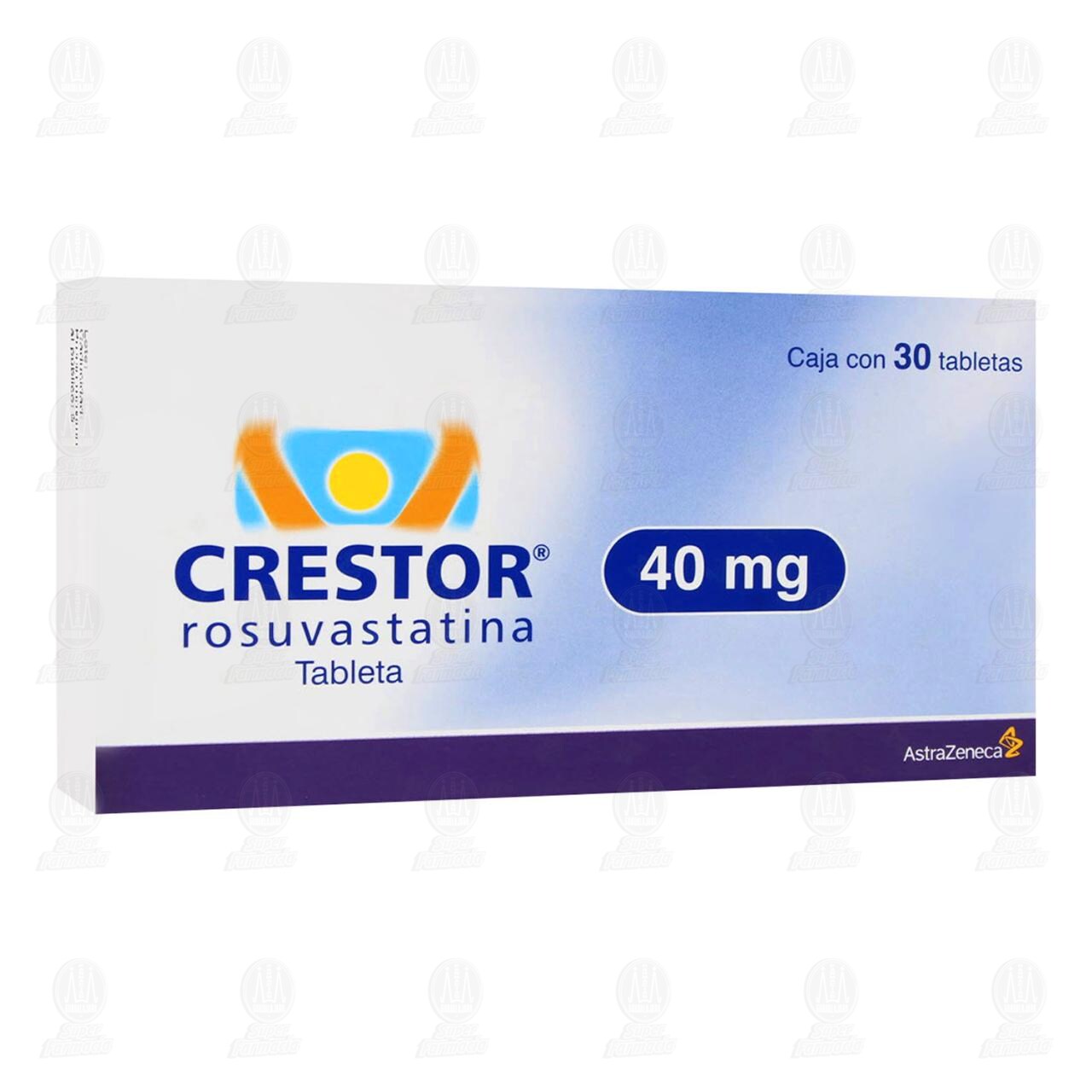 Crestor 40 mg, 30 Tabletas. image number 0