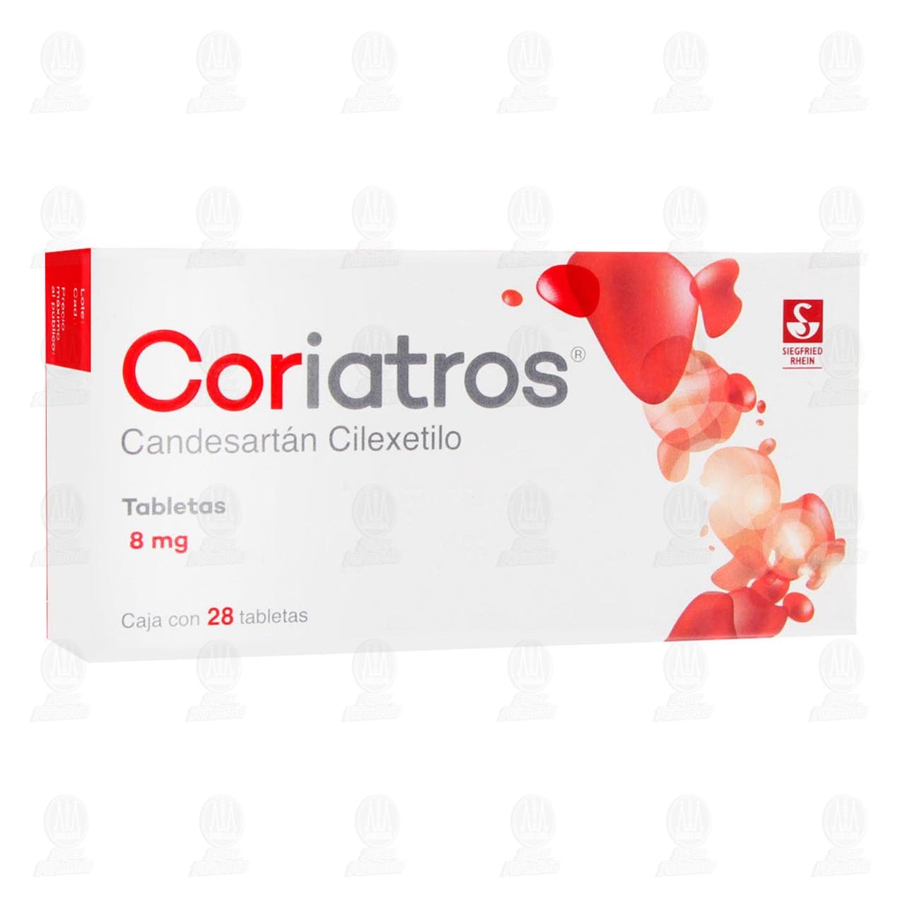Coriatros 8 mg, 28 Tabletas. image number 0