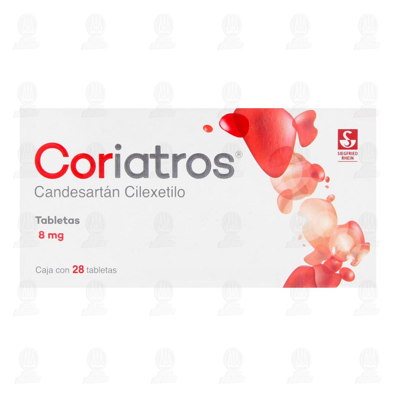 Coriatros 8 mg, 28 Tabletas. image number 1